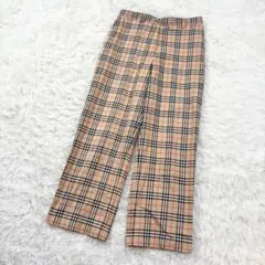 希少サイズ◇バーバリー ノバチェック パンツ ヴィンテージ スラックス
