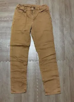 UNIQLO ブラウン長ズボン　ジーンズ160サイズ