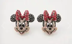 22日0時削除✨新品✨ MINNIE / ミニー グリッターフェイスイヤリング