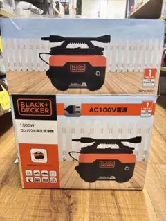 新品未開封 スリム高圧洗浄機 1300W Black+Decker 父の日 - メルカリ