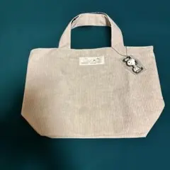 値下しました！ PEANUTS スヌーピートートバッグ 中型 ベージュ