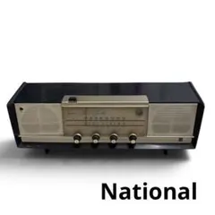 ジャンク】National ナショナル 真空管ラジオ EA-535 昭和レトロ