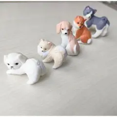 犬のフィギュア 6体セット