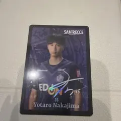 サンフレッチェ広島　26/27プレイヤーズメタリックカード　中島洋太朗選手