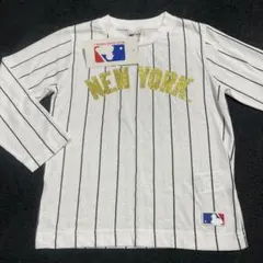 NEW YORK グリッター長袖カットソー