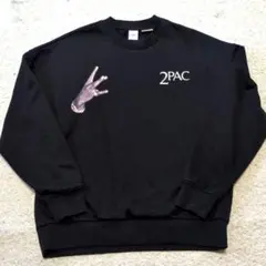 ZARA 2PAC トレーナー　スウェット　黒のサムネイル