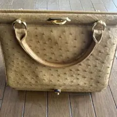 極美品・PRESTO金具】最高級オーストリッチ アタッシュケース 総革 