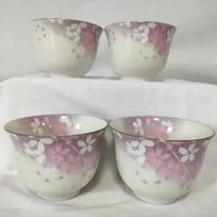 宇野千代 桜 湯呑み 4客セット