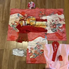 503ag24,帯揚げ帯締めしごき筥迫末広◎アンティーク 着物&袋帯&長襦袢 503ag24,帯揚げ帯締めしごき筥迫末広◎アンティーク 着物&袋帯