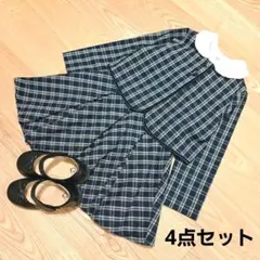 ビームス　フォーマル 120cm ジャケット　スカート シャツ 靴 4点セット