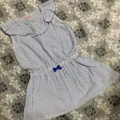 ミキハウス  ストライプワンピース　size110