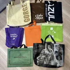 S*A様 お買得　ビニール　不織布　エコバッグ8枚セット