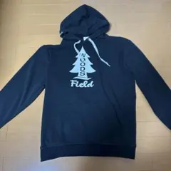 パーカー　ブラック　ツーリーロゴLサイズ