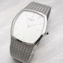 稼働 SEIKO CREDOR 腕時計 シルバー 純正メッシュベルト 3742 - メルカリ