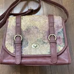 籐？編コンビ　ショルダーバックのサムネイル