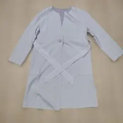 PLST プラステ　リバーシブルコート　グレー　パープル