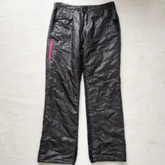 フィラダウンキルティングパンツ ブラックL828番 - メルカリ