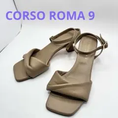 CORSO ROMA 9 コルソローマ ストラップヒールサンダル38のサムネイル
