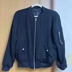 ZARA BASIC　ブラック　ボンバ ージャケット　XS