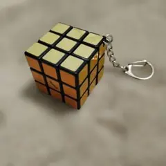 ルービックキューブ キーホルダー ゴールドのサムネイル