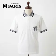 MONSIEUR PARIS ホワイトポロシャツ サイズL - メルカリ