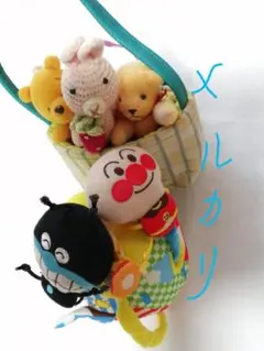 アンパンマン 布ボール ミニバッグ・ミニぬいぐるみ