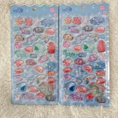 水族館限定　ボンボンドロップシール　深海魚セットｃ