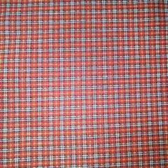 綿　先染めチェック　4m