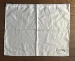 特大 COACH コーチ 保存布袋　ホワイト