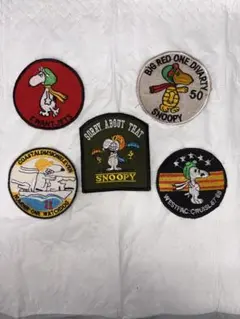 スヌーピー Snoopy ワッペン アメリカ軍 ミリタリー ベトナム戦争 刺繍