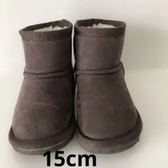 petit main ブラウン ベビーブーツ　15㎝