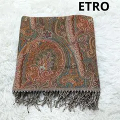【美品】エトロ　ショール 楽天市場】エトロ 大判 ストールの通販