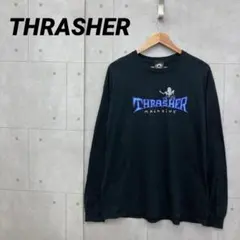 THRASHER スラッシャー ロンT カットソー スケボー ストリート 黒のサムネイル
