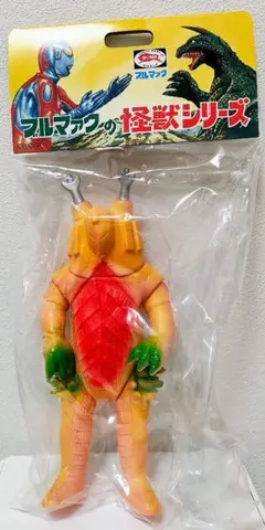 未開封】 ブルマァク 復刻版 レッドキング ソフビ 未使用 Bullmark