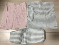犬印本舗 妊婦帯 腹巻きセット 3枚　M〜Lブルー　ピンクマタニティ用品