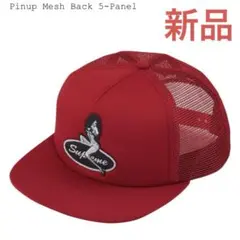新品 Supreme Pinup Mesh Back 5-Panel 赤