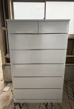 ニトリ ホワイト4段チェスト チェストクローネ 完成品・送料込 - メルカリ
