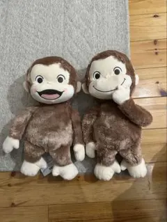 おさるのジョージ　赤いほっぺ　Lぬいぐるみ　ピュアキラVer