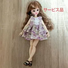 22cmドール服　アウトフィット　ティアードミニワンピース　③のサムネイル