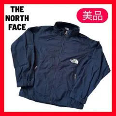 美品✨ノースフェイス コンパクトジャケット 紺 ネイビー 130 通学定番人気