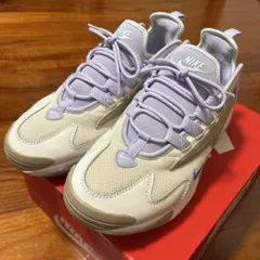 NIKE ZOOM 2K 23.5cm ホワイト×ラベンダー 人気スニーカー