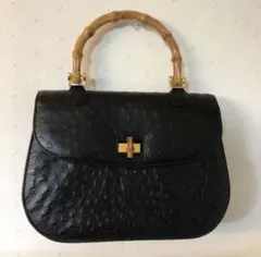 型押し牛革バッグ