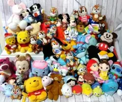 ☆レトロなディズニーマスコットはここ！沢山ありすぎ問題（笑）！64点セット！☆