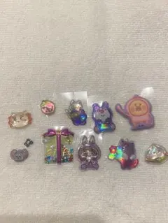 ボンボンドロップシール シャカシャカシール キャラ モモジリ ラブブ セット