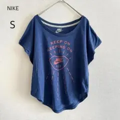 NIKE ナイキ AIR Tシャツ 半袖 ネイビー 紺 S 運動 グラフィックのサムネイル