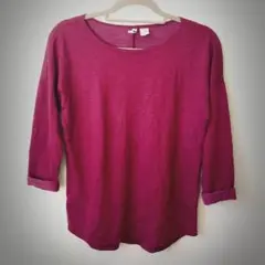 H&M パーカー ボルドー