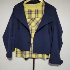 クレッシェント　HALF-NOTO フード付きショートコート【極美品】