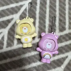 ケアベア フォトフレームキーホルダー