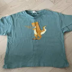 Samansa Mos2 Lagom 恐竜柄 半袖Tシャツ 110