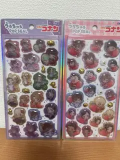 【新品】名探偵コナン　うるちゅるポップシール 2点